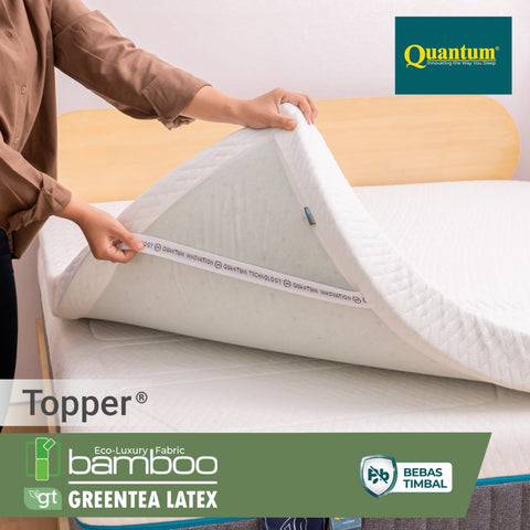 Topper Bamboo Greentea Latex Quantum Topper Bamboo Greentea Latex Quantum